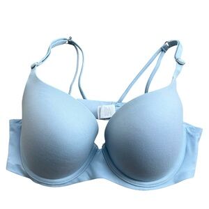 Aerie 36C light blue Real Sunnie Demi push up bra